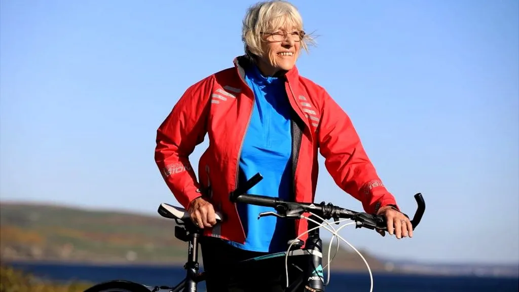 Mavis Paterson during her ride