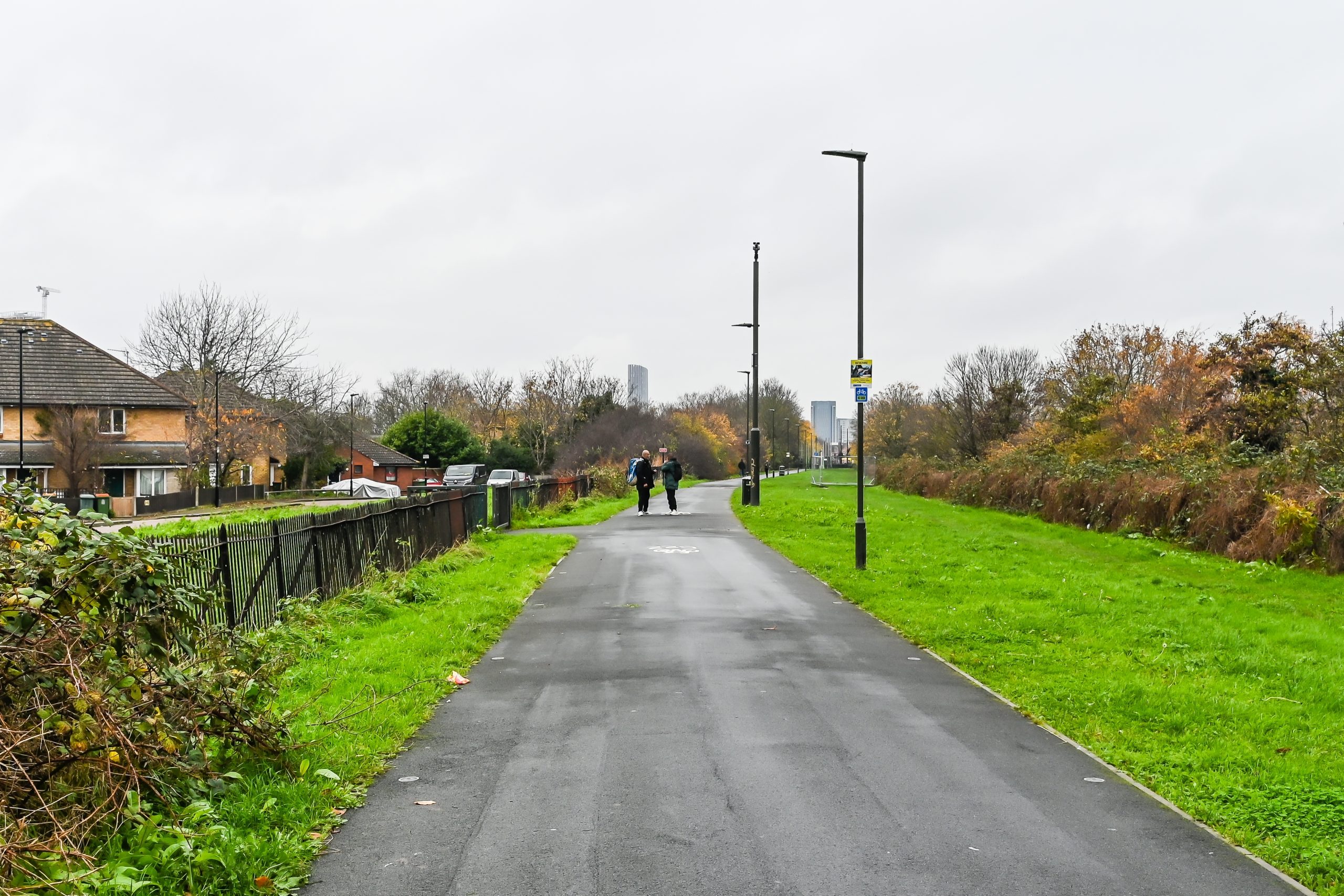 The Greenway bike lane in East London