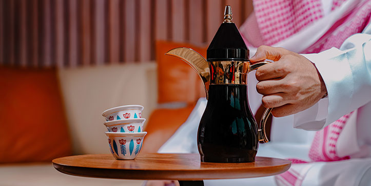 Karak coffee ceremony
