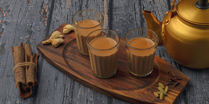 Karak coffee served traditionally