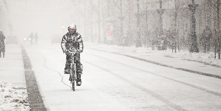 Wrapping Up when you cycle in winter